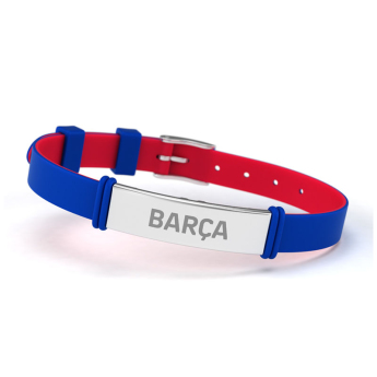 FC Barcelona silikonový náramek fashion blue