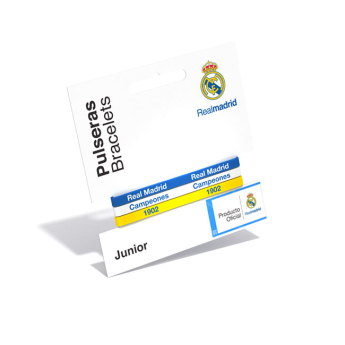 Real Madrid dětský gumový náramek 3pack Tricolor