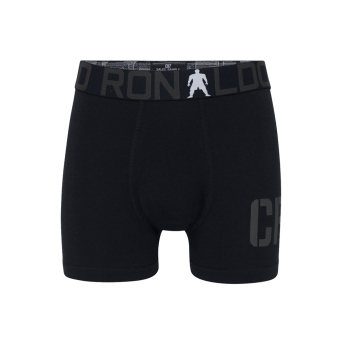 Cristiano Ronaldo dětské boxerky 2pack CR7 Bamboo black-grey