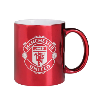 Manchester United hrníček Metalic