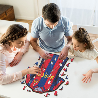 FC Barcelona dřevěné puzzle Jersey 500 pcs