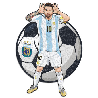 Fotbalové reprezentace dřevěné puzzle Argentina Messi 270 pcs