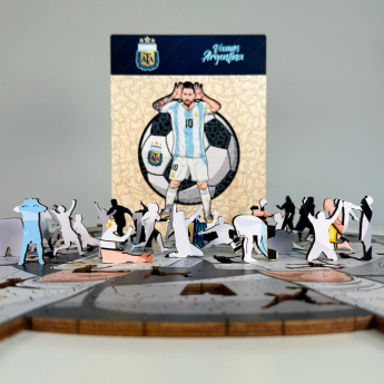 Fotbalové reprezentace dřevěné puzzle Argentina Messi 270 pcs