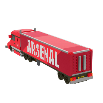 FC Arsenal stavebnice Truck 1480 pcs