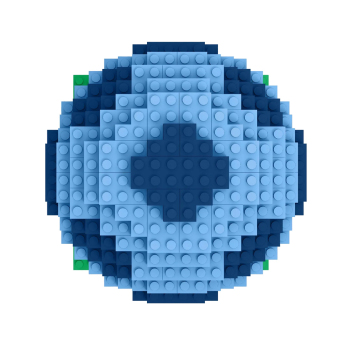 Manchester City stavebnice Soccer Ball 261 pcs