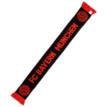 Bayern Mnichov zimní šála red black