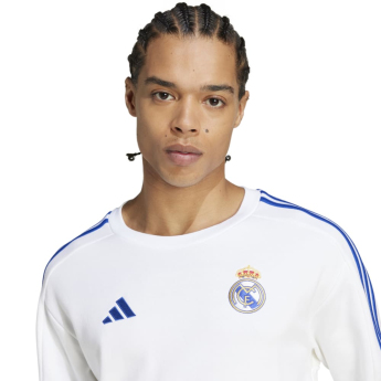 Real Madrid pánská mikina DNA Sweat white