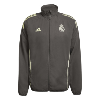 Real Madrid pánská bunda presentation grey