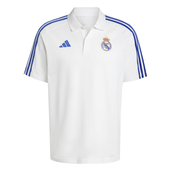 Real Madrid pánské polo tričko DNA white