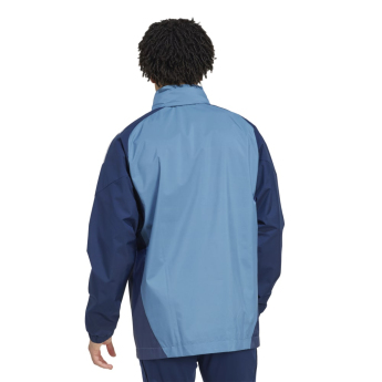 FC Arsenal pánská bunda s kapucí Allweather blue