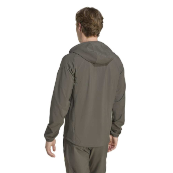 Real Madrid pánská bunda s kapucí Vis Tech Travel green