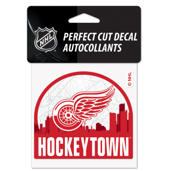 Detroit Red Wings samolepka Perfect Cut Decal SLOGAN