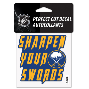 Buffalo Sabres samolepka Perfect Cut Decal SLOGAN