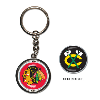 Chicago Blackhawks přívěšek na klíče Spinner Key Ring