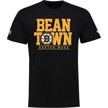 Boston Bruins pánské tričko Hometown Hockey Bean Town black