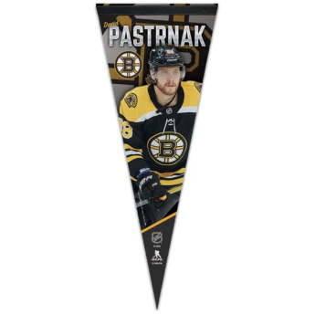 Boston Bruins vlajka David Pastrnak Premium Pennant