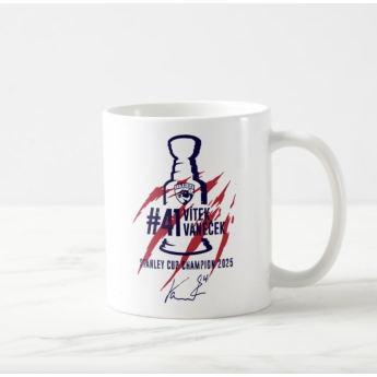 Florida Panthers hrníček Vítek Vaněček #92 Stanley Cup Champion 2025