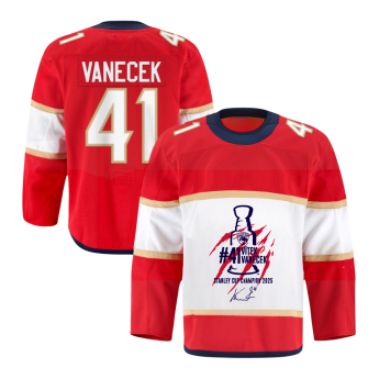 Florida Panthers hokejový dres Vítek Vaněček #92 Stanley Cup Champion 2025