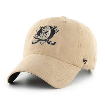 Anaheim Ducks čepice baseballová kšiltovka Ballpark Suede 47 CLEAN UP
