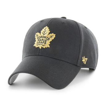 Toronto Maple Leafs čepice baseballová kšiltovka Metallic Snap 47 MVP black