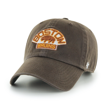 Boston Bruins čepice baseballová kšiltovka 47 CLEAN UP brown
