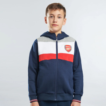 FC Arsenal dětská mikina s kapucí Full Zip colour