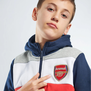 FC Arsenal dětská mikina s kapucí Full Zip colour