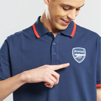 FC Arsenal pánské polo tričko Logo Tipped navy