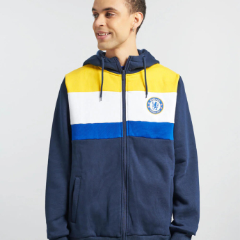 FC Chelsea pánská mikina s kapucí Full Zip colour