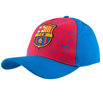 FC Barcelona dětská čepice baseballová kšiltovka graphic patterned