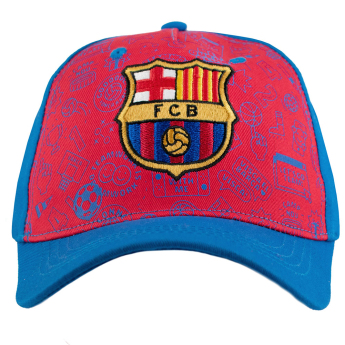 FC Barcelona dětská čepice baseballová kšiltovka graphic patterned