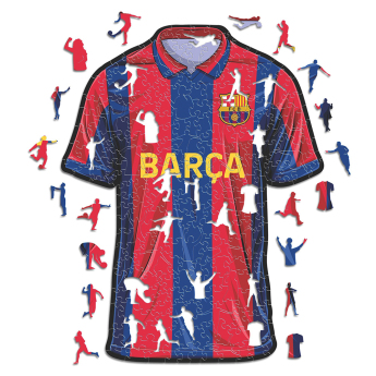 FC Barcelona dřevěné puzzle Jersey 150 pcs