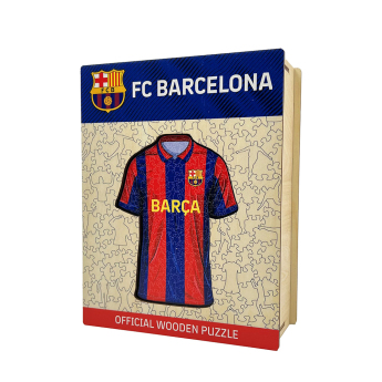 FC Barcelona dřevěné puzzle Jersey 150 pcs