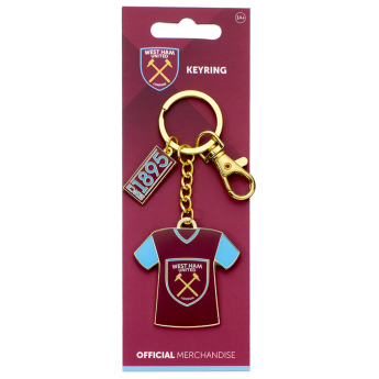 West Ham United přívěšek na klíče Shirt Charm