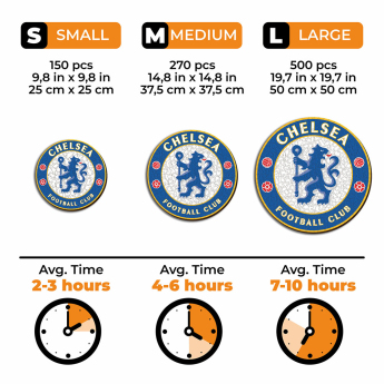 FC Chelsea dřevěné puzzle Crest 500 pcs