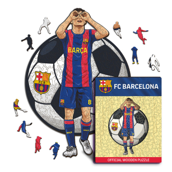 FC Barcelona dřevěné puzzle Pedri 270 pcs
