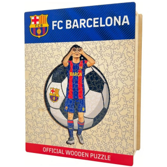 FC Barcelona dřevěné puzzle Pedri 500 pcs