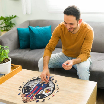 FC Barcelona dřevěné puzzle Pedri 500 pcs