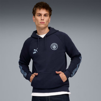Manchester City pánská mikina s kapucí King navy