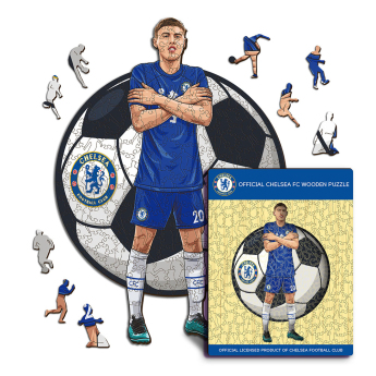 FC Chelsea dřevěné puzzle Cole Palmer 500 pcs