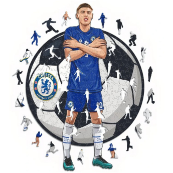 FC Chelsea dřevěné puzzle Cole Palmer 500 pcs