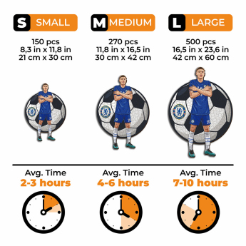 FC Chelsea dřevěné puzzle Cole Palmer 500 pcs