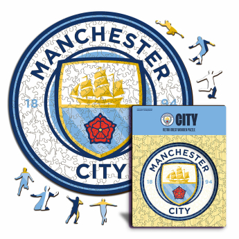 Manchester City dřevěné puzzle Crest 500 pcs