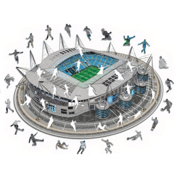 Manchester City dřevěné puzzle Etihad Stadium 500 pcs