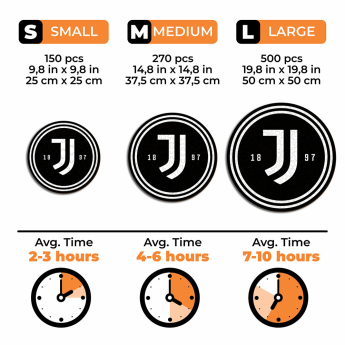 Juventus Turín dřevěné puzzle Crest 270 pcs