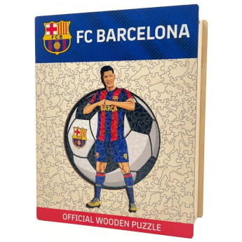 FC Barcelona dřevěné puzzle Lewandowski 150 pcs
