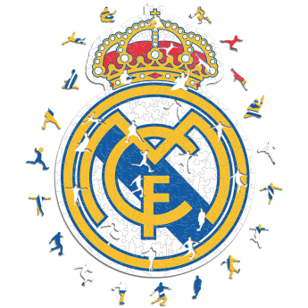 Real Madrid dřevěné puzzle Crest 500 pcs