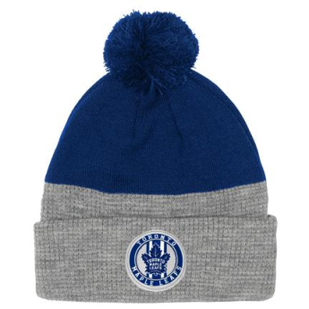 Toronto Maple Leafs dětská zimní čepice Draft Cuffed Beanie With Pom