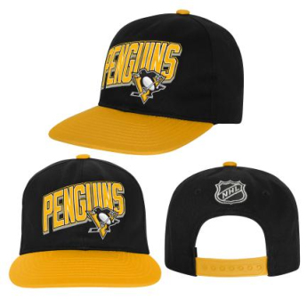 Pittsburgh Penguins dětská čepice flat kšiltovka Essentials Deadstock Snapback