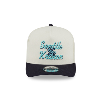 Seattle Kraken čepice baseballová kšiltovka New Era 950AF Chainstitch white